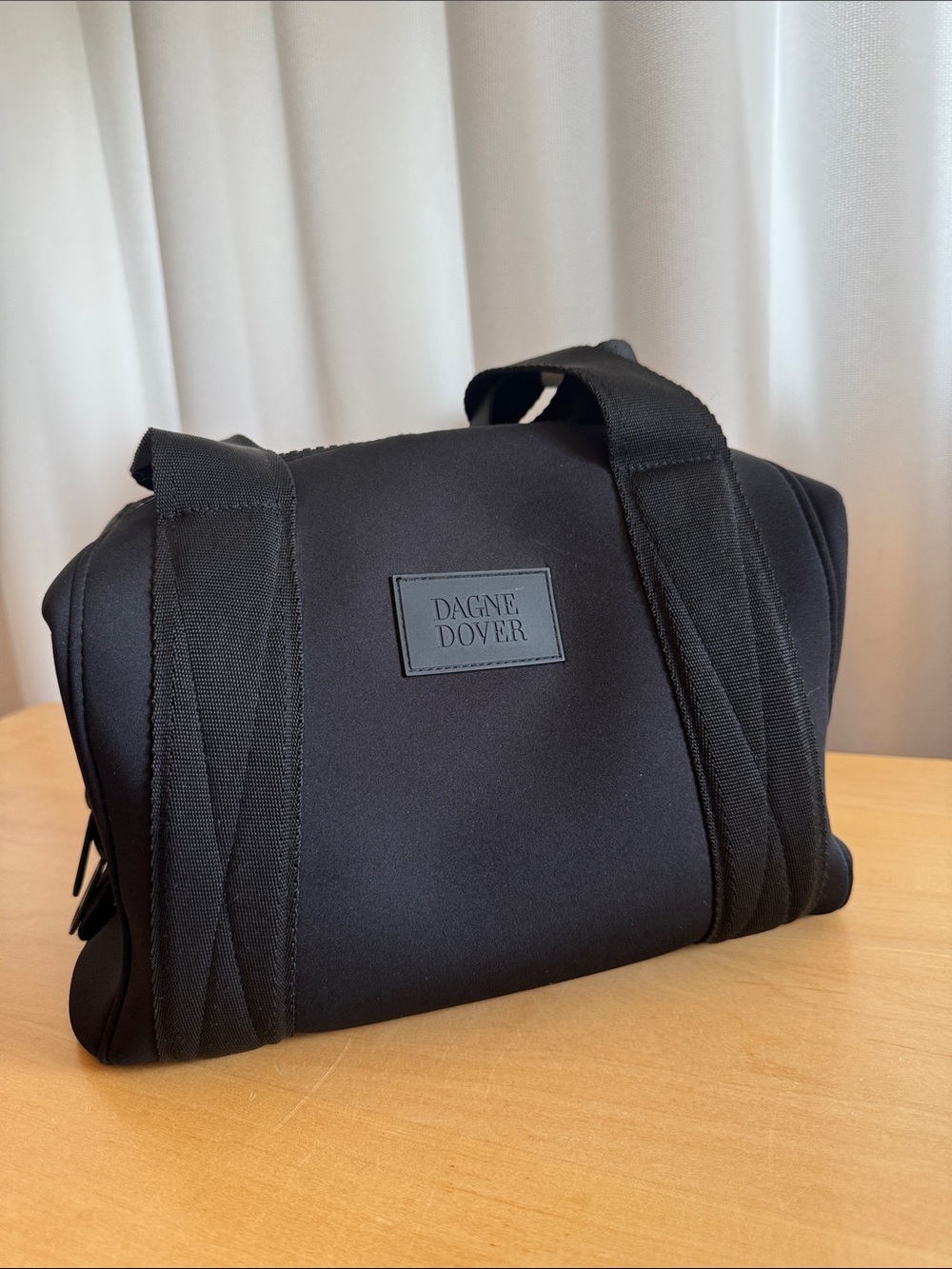 Dagne Dover Small Landon Carryall - Black Neoprene